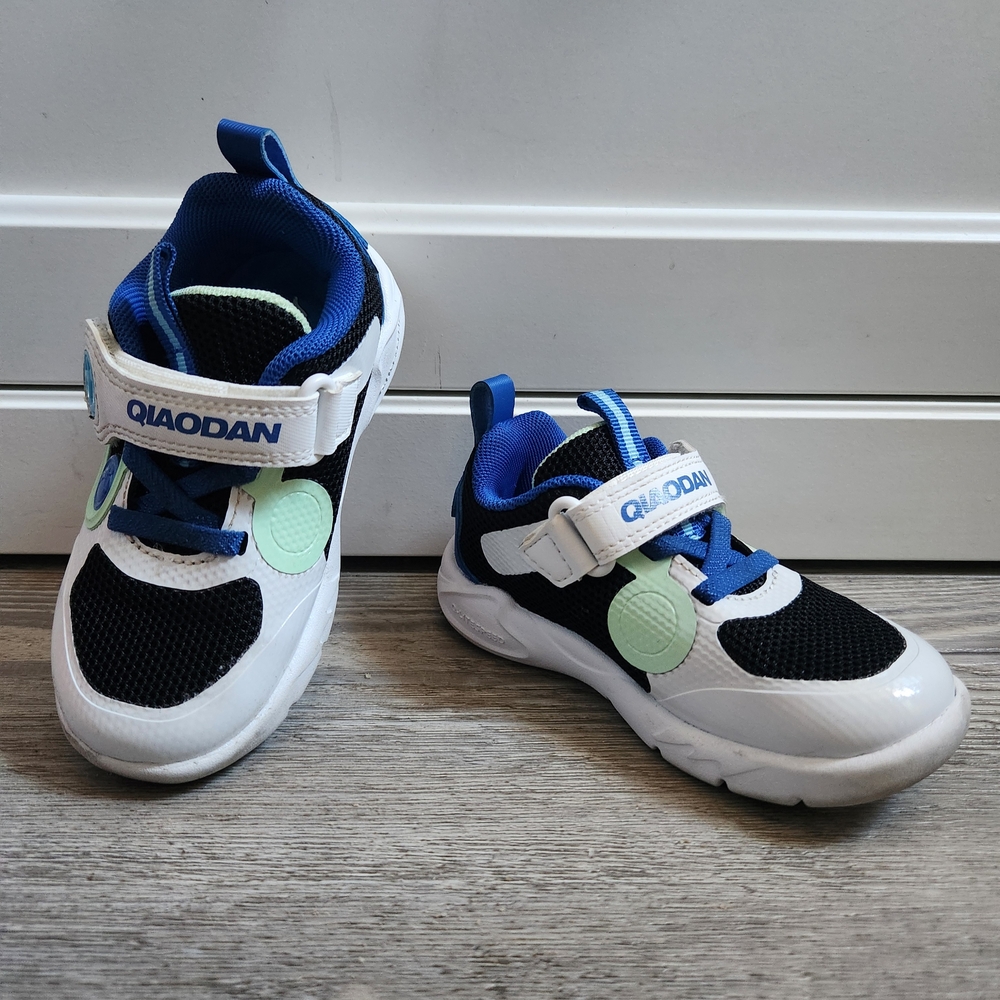 Kids' Black and Blue Sneakers